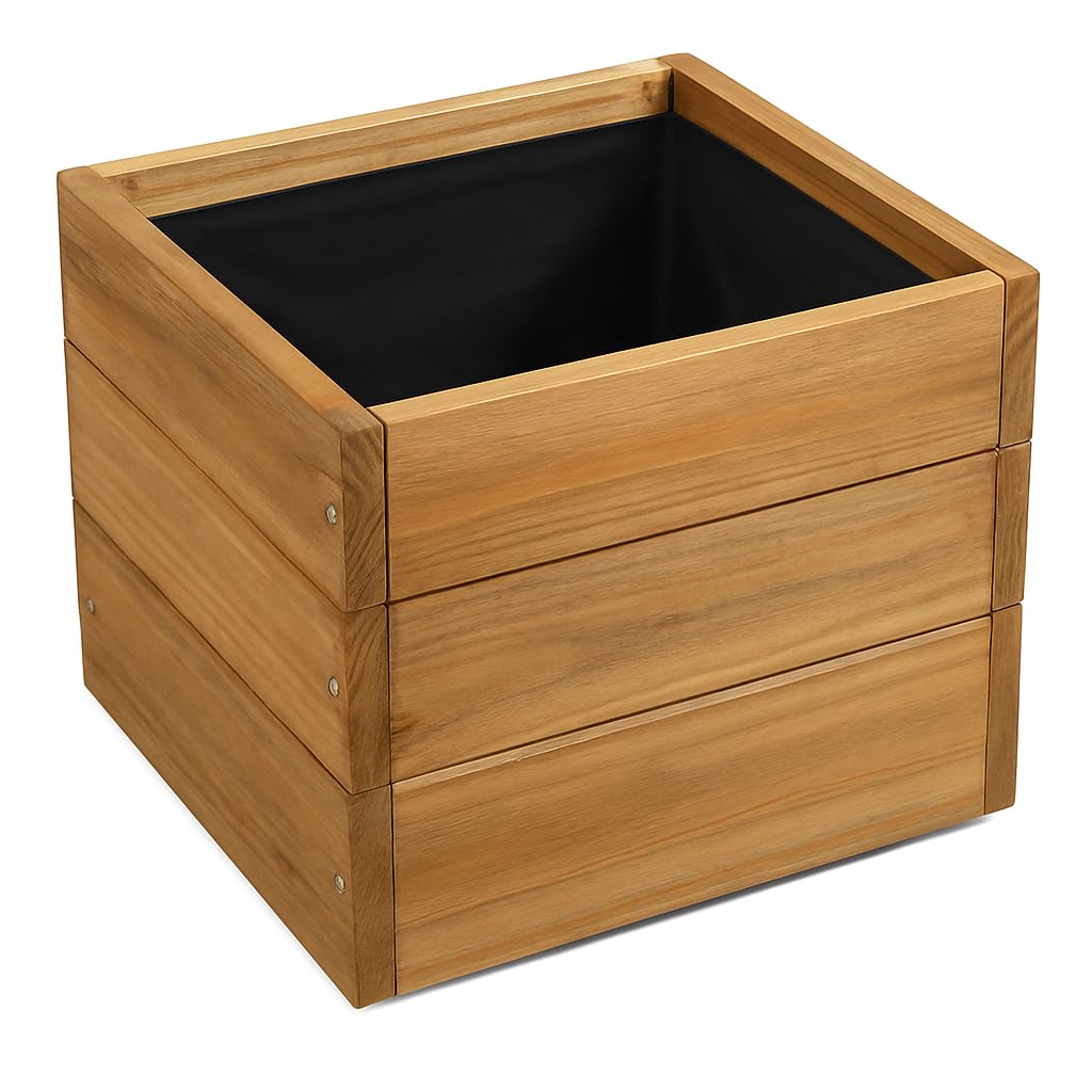 OAKENZ square planter liner NZ-made durable for year-round outdoor use.