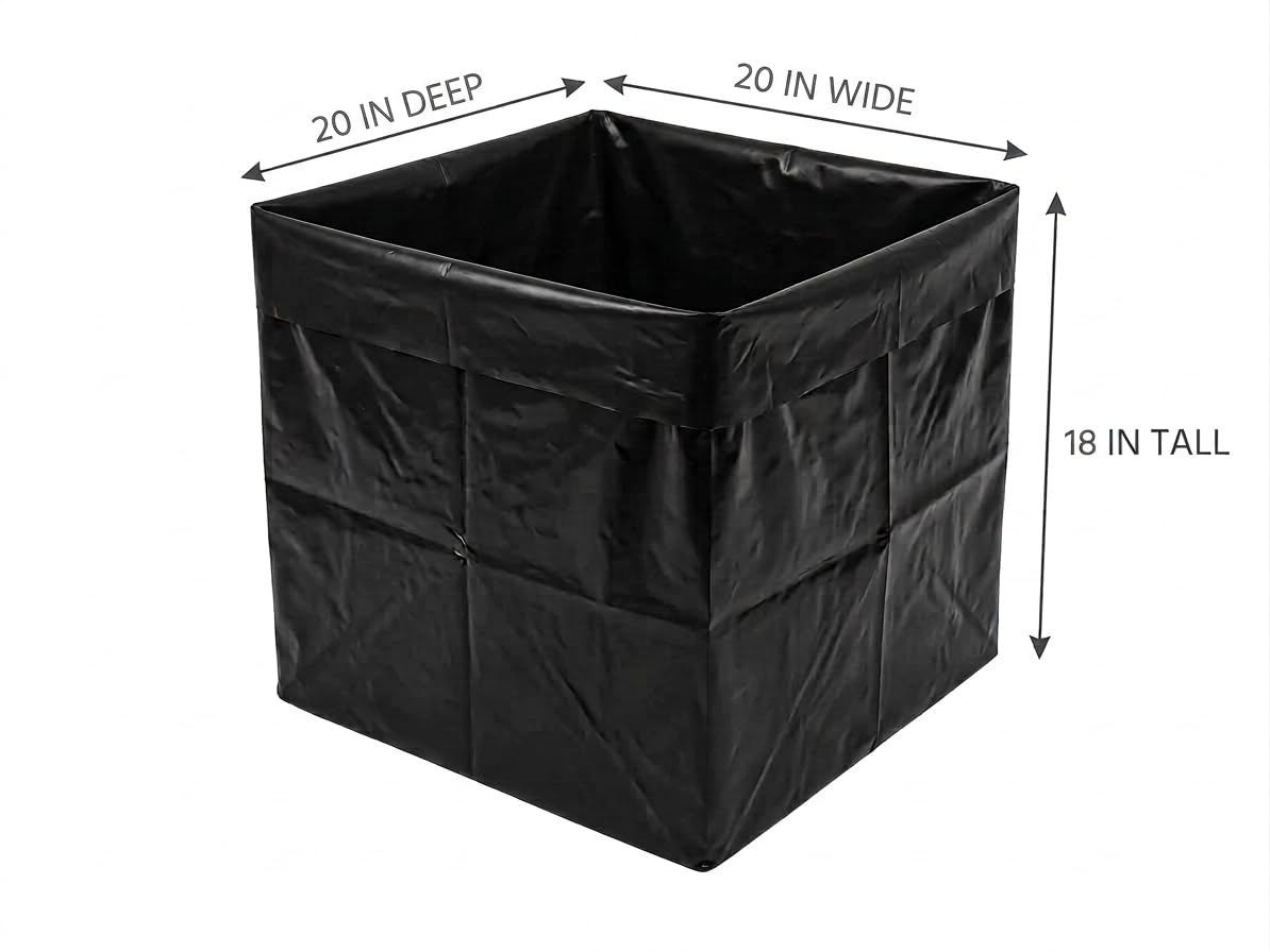 OAKENZ square planter liner plant-safe materials support safe growing of herbs and ornamentals.