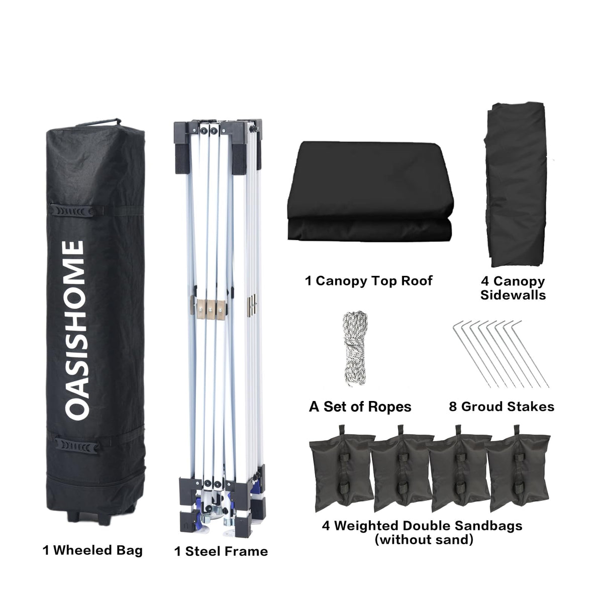 OASISHOME zip-door sidewall enables easy access during events