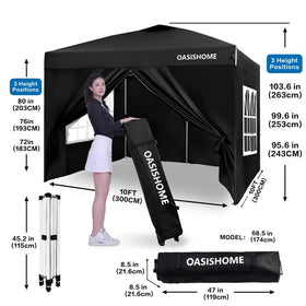 OASISHOME window sidewall provides view while staying shaded
