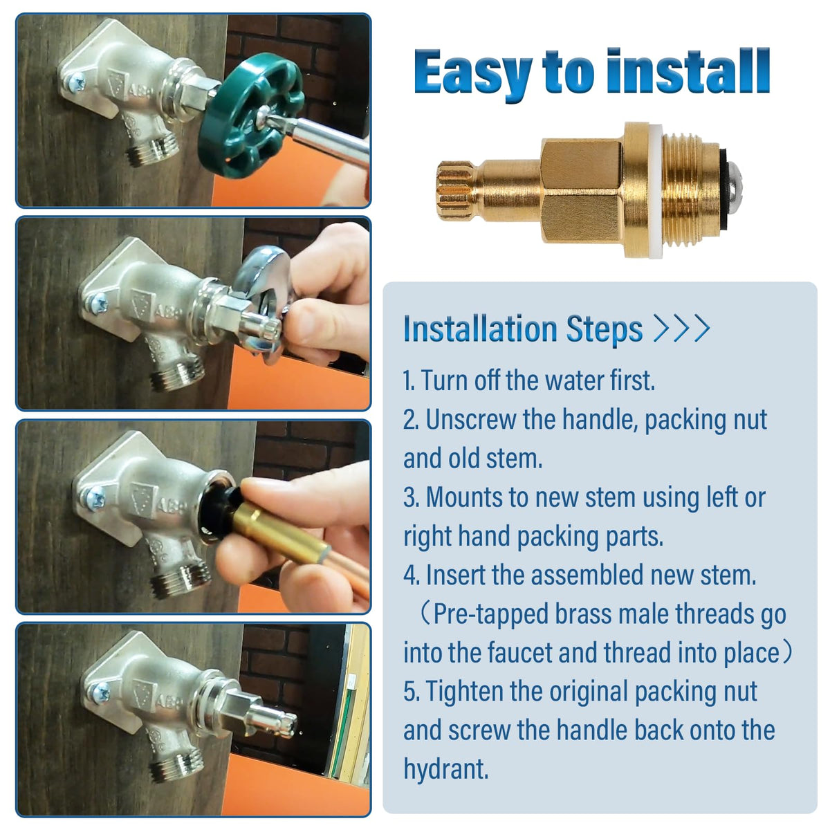 Obida PK1100 boiler drains sill faucets compatibility, retrofit-ready for quick replacements