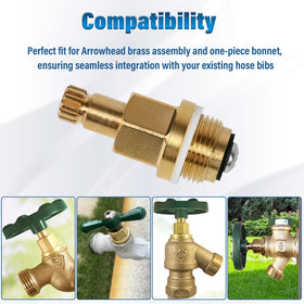 Obida PK1100 hose bib compatibility, Arrowhead fitment and versatile use for repairs