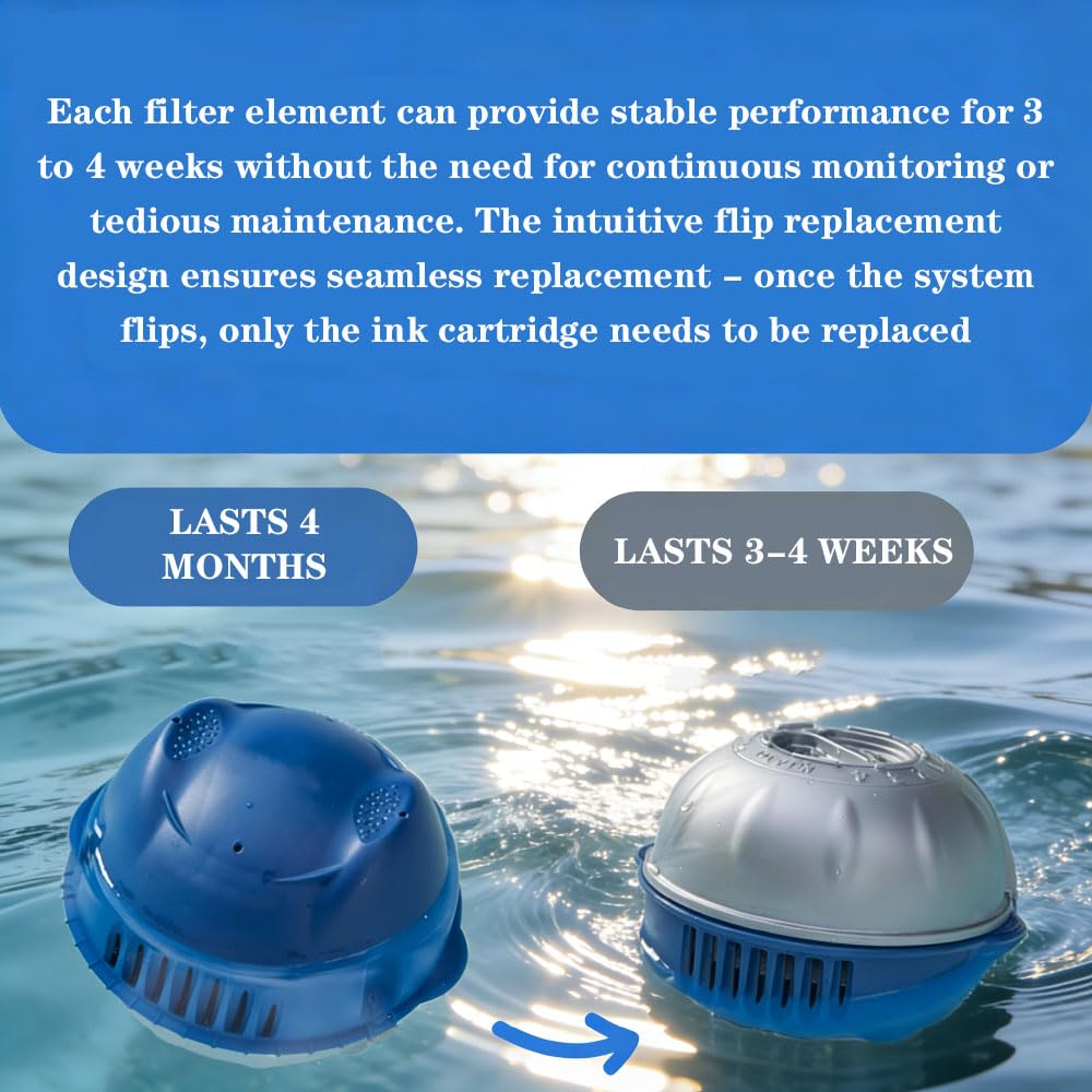 OBMAO water-clarity cartridge keeps spa water inviting and clean