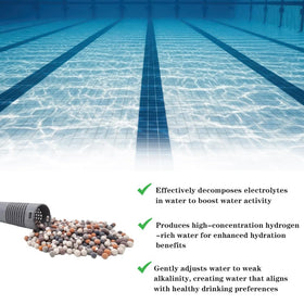 OBMAO hot tub silver ion cartridge installed in filter for easy maintenance.