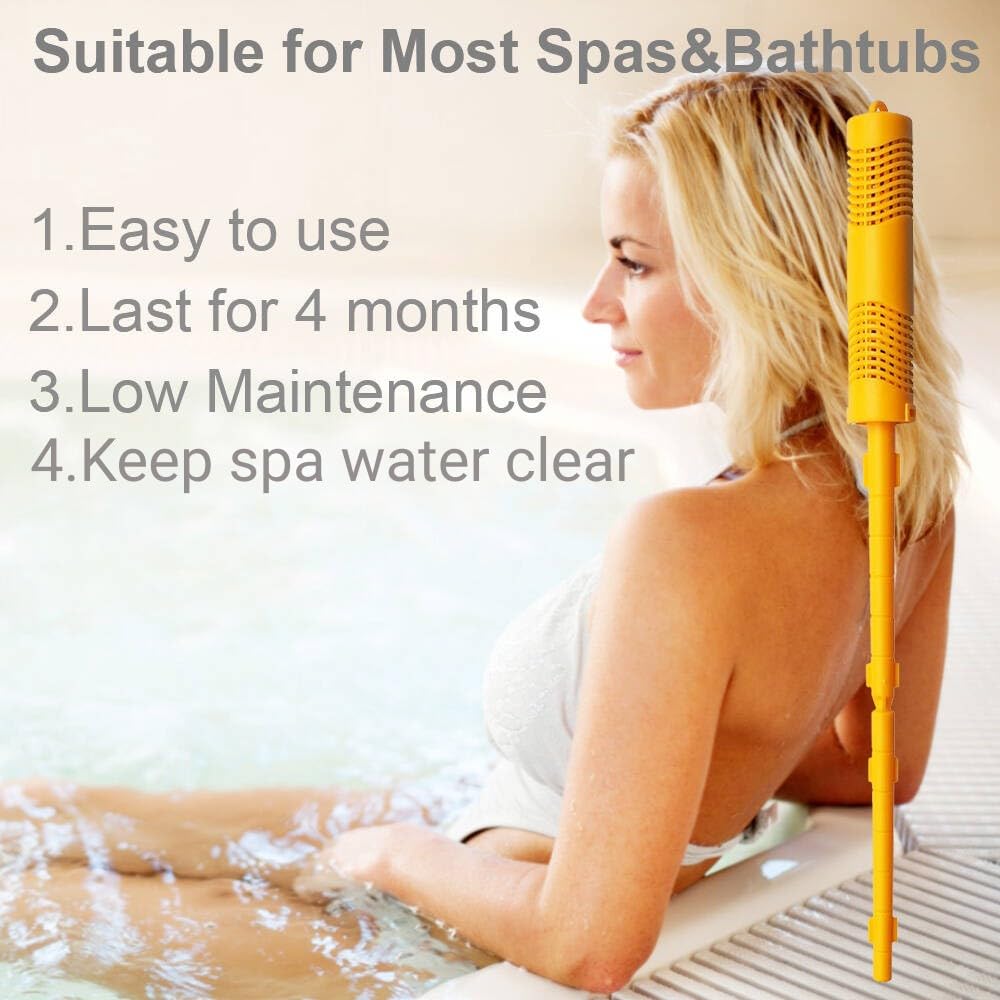 OBMAO spa mineral sticks four-month life keeps filtration running with minimal maintenance.