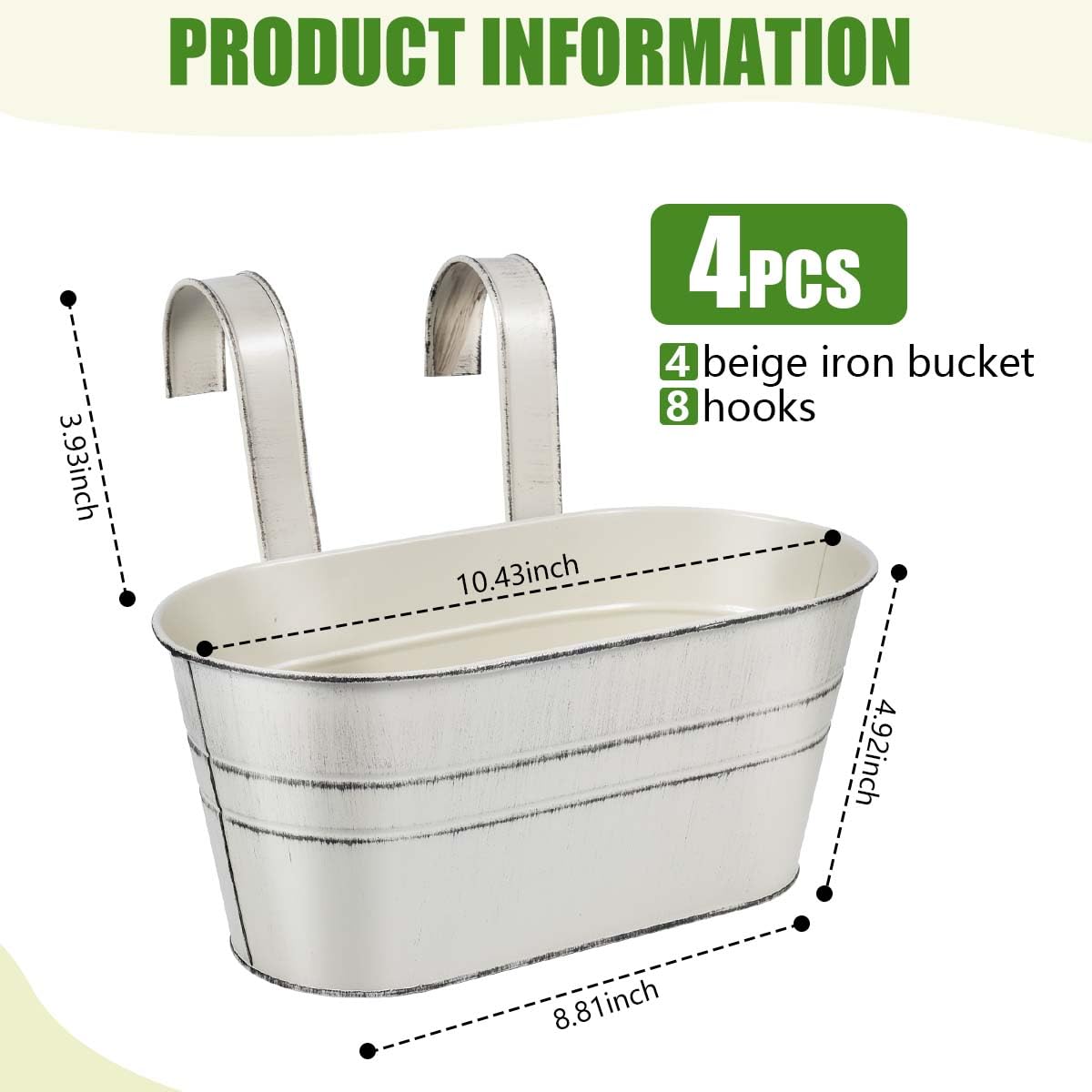 OBTANIM detachable hooks for easy hanging and customization.