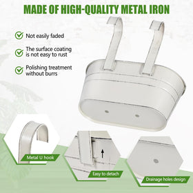 OBTANIM drainage holes support healthy moisture balance for plants.