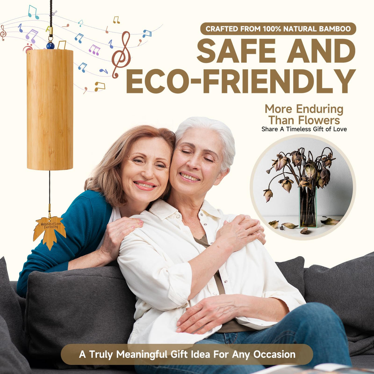 OcarinaWind eco-friendly bamboo chime suits sustainable gifting