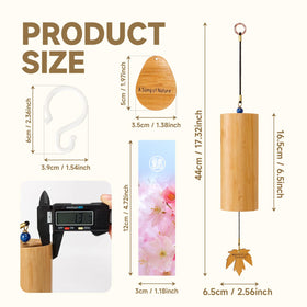 OcarinaWind handcrafted bamboo wind chime adds rustic charm to patios