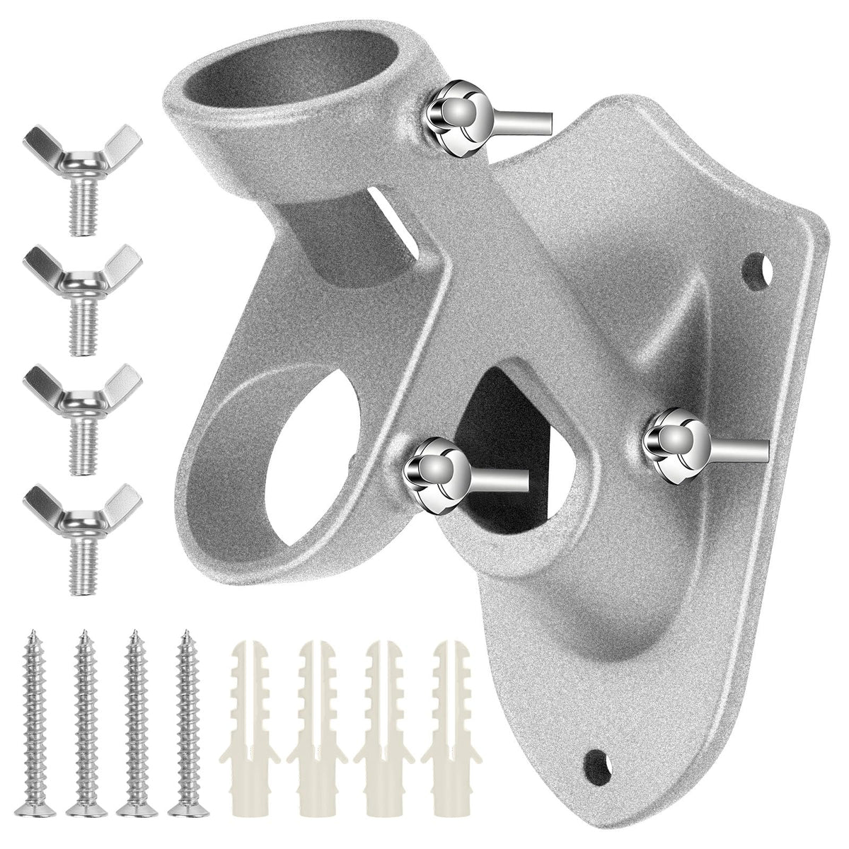 Ocean Ice flag pole holder outdoor 1-inch diameter for secure wall mounting.