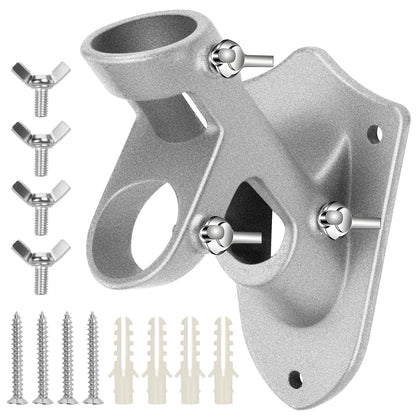 Ocean Ice flag pole holder outdoor 1-inch diameter for secure wall mounting.