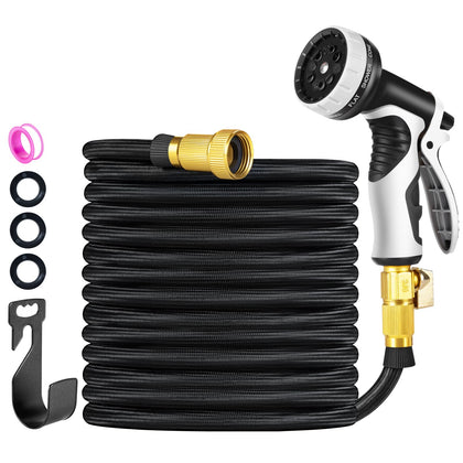 Ocean Ice 25 ft garden hose with steady flow for reliable watering and cleaning.