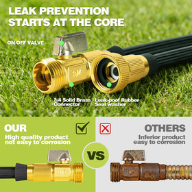 Ocean Ice anti-tangle design keeps the hose manageable during use.