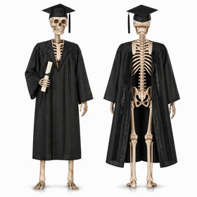 OceanCamel 12ft skeleton graduation outfit in action, creating a bold yard statement.