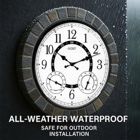 OCEST silent quartz movement keeping accurate time without ticking sounds.