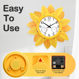 OCEST outdoor clock waterproof gasket emphasizing durability in wet environments.