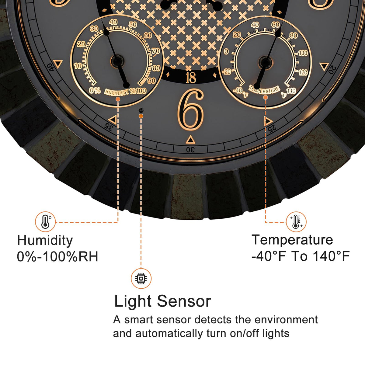OCEST poolside-ready waterproof clock withstands outdoor conditions.