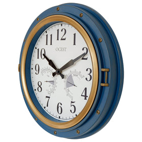 OCEST wall clock doubles as stylish decor while keeping accurate time.
