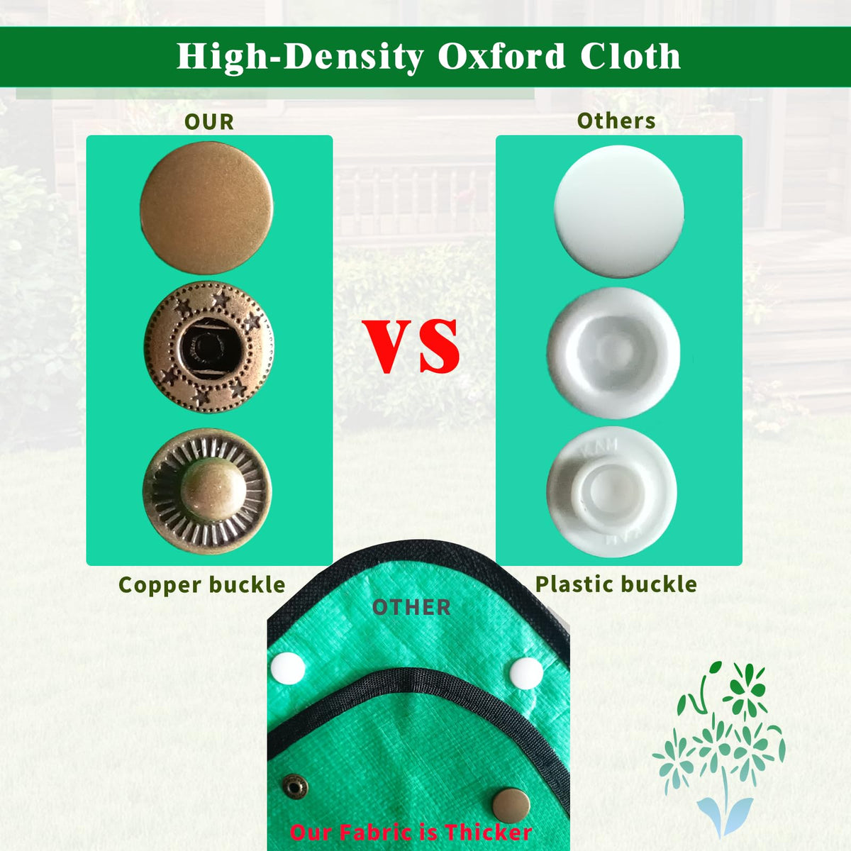 OCMML High-Density PE Repotting Mat resists spills for durable gardening.