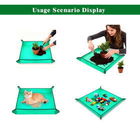 OCMML Multi-Use Garden Mat doubles as kneeling pad and workspace.