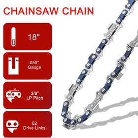 O-CONN 38LP 050ga closeup showing durable chain profile for smoother cuts.