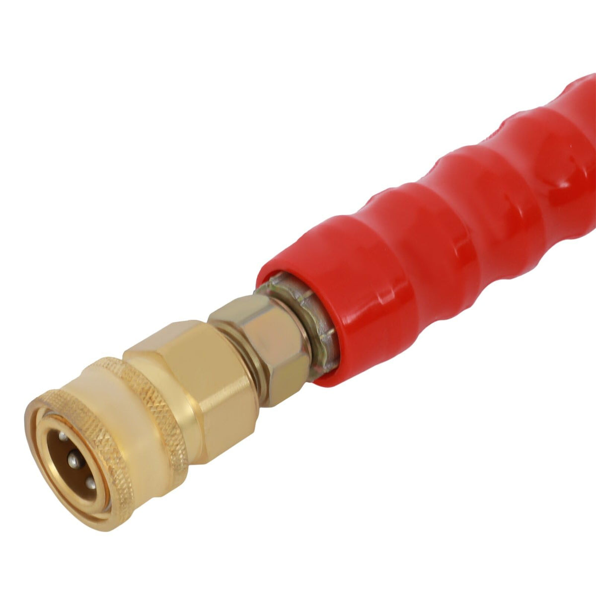 OCPTY 50ft hose ready for storage and transport.