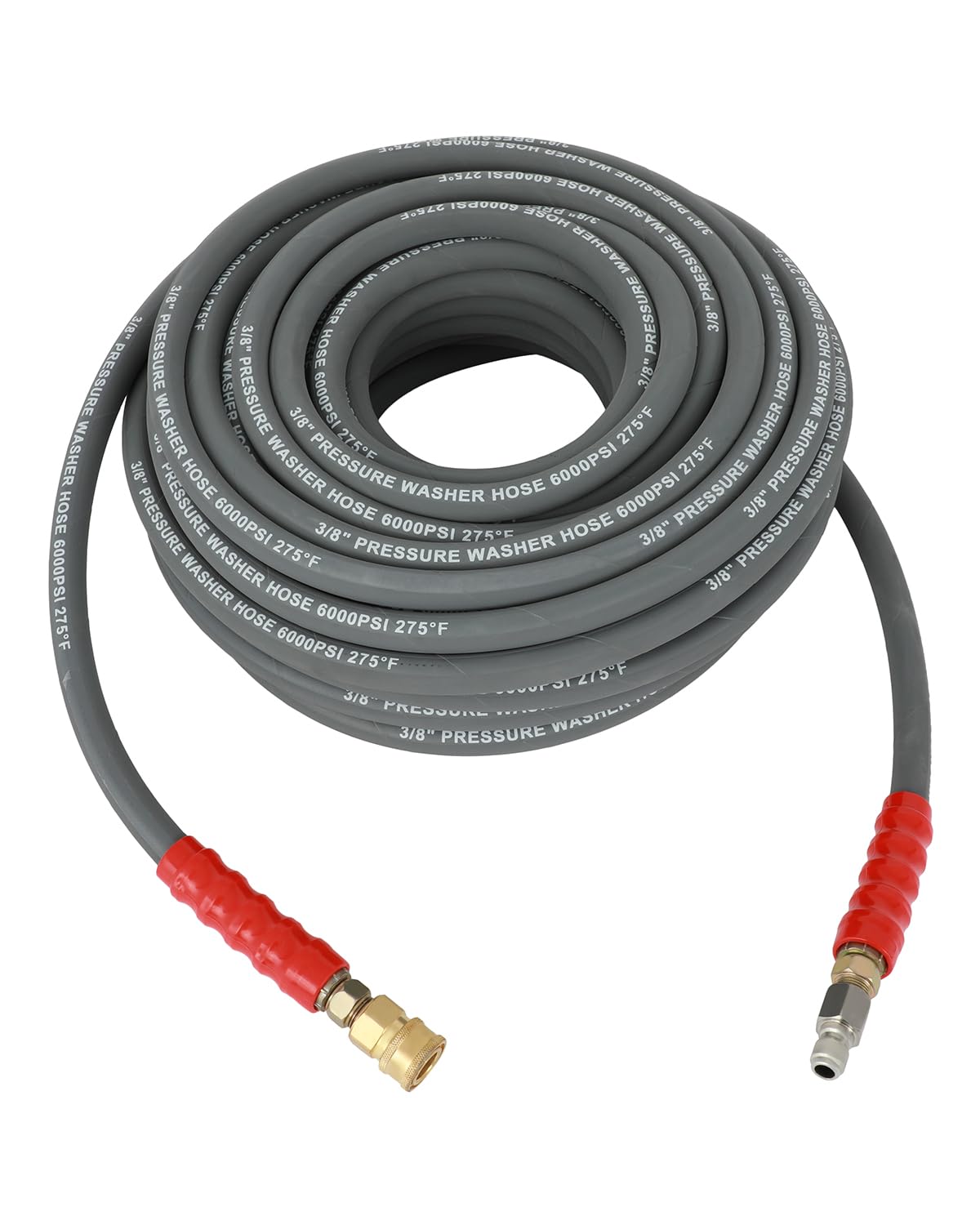 OCPTY 100ft hose shows long reach for thorough cleaning tasks.