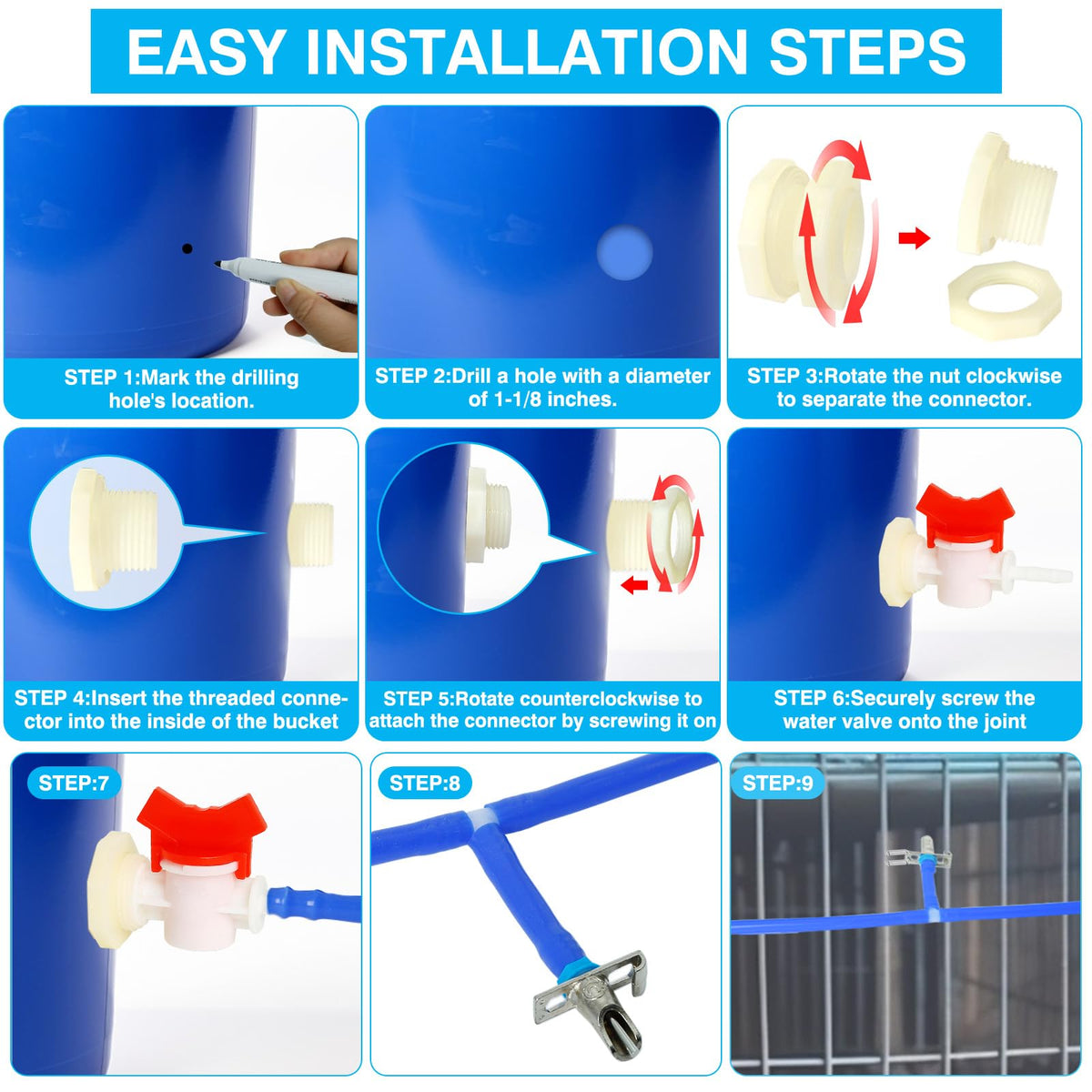 OCQOTAT gaskets ensure tight seals to prevent drips