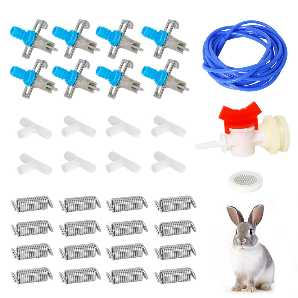 OCQOTAT rabbit waterer nipples provide durable bite-resistant hydration for small pets