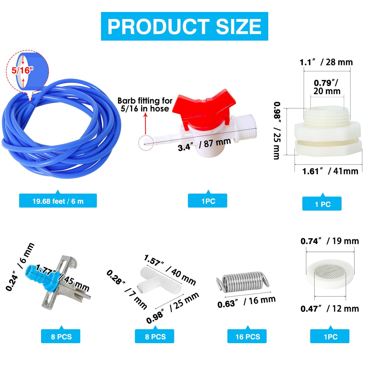OCQOTAT springs securely hold nipples for stable mounting