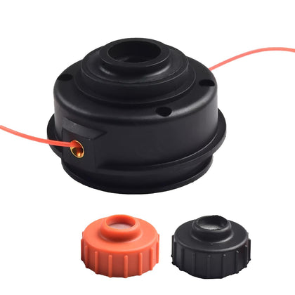 Odashen trimmer head with orange bump knob for Craftsman WC2200 enables quick line feeding