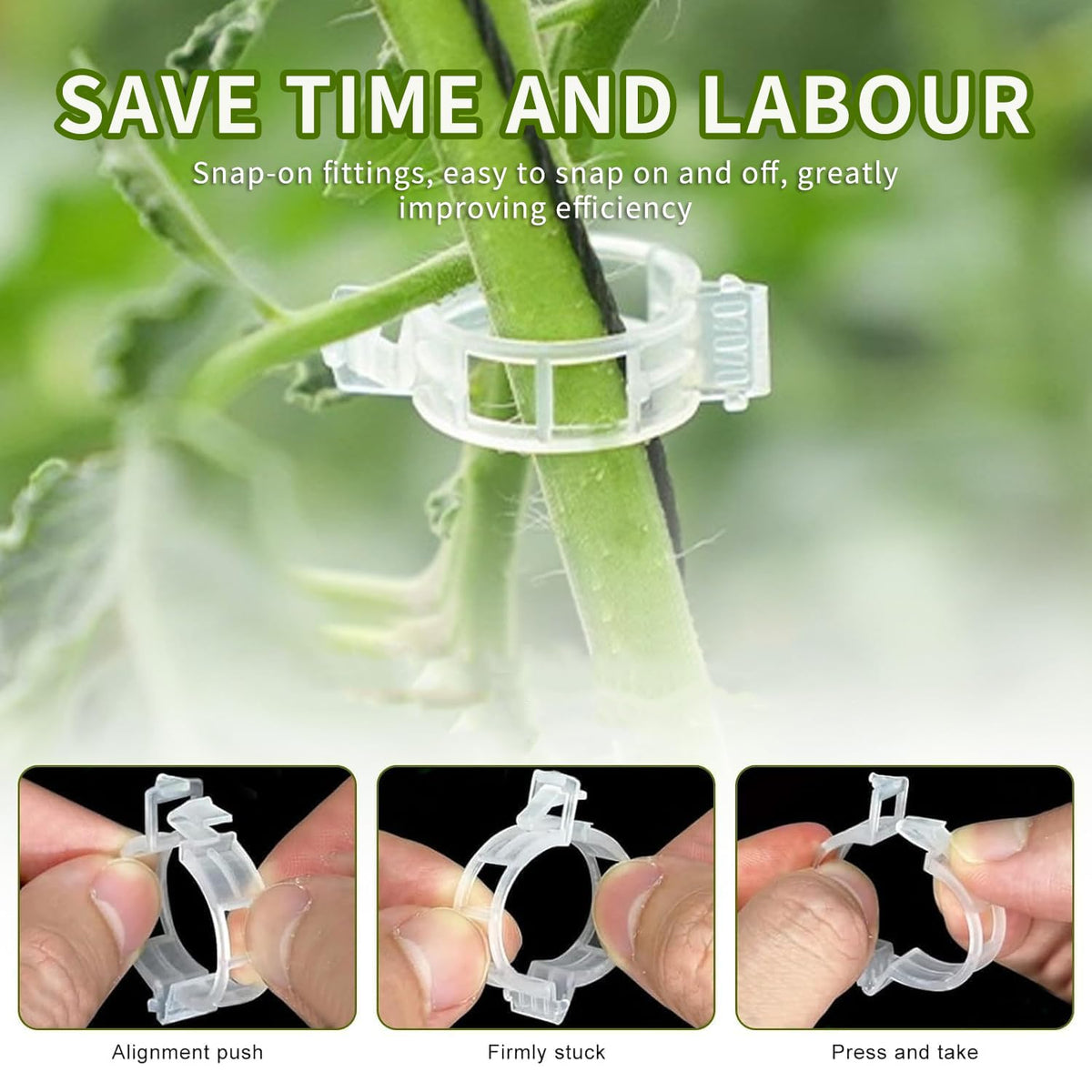 Oddmmo plant clips on trellis keep climbing plants upright