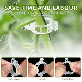 Oddmmo plant clips on trellis keep climbing plants upright