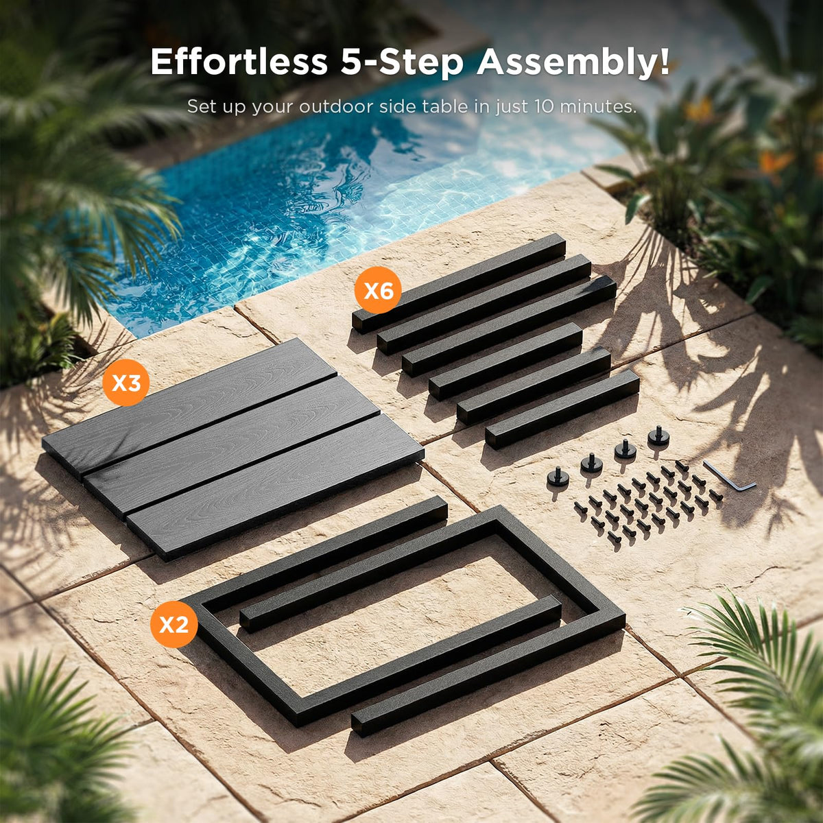 ODK waterproof design suited for hot tub balcony poolside