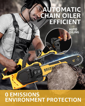ODOGYM preassembled chainsaw body, bar, and chain for quick setup
