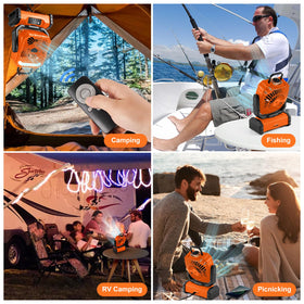 Odoland hanging hook simplifies outdoor setup on tents or trees.
