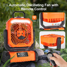 Odoland remote control lets you adjust speed from a distance.