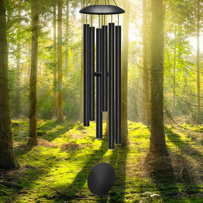 ODRODR 45-inch wind chimes outside with deep tones for outdoor spaces