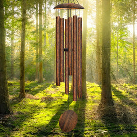 ODRODR 45-inch wind chimes tubes delivering deep, soothing outdoor melodies