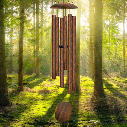 ODRODR 45-inch wind chimes tubes delivering deep, soothing outdoor melodies