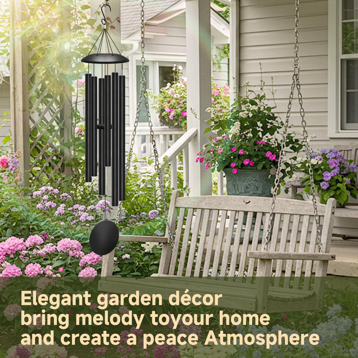 ODRODR deep-tone wind chime melody enhancing outdoor ambiance