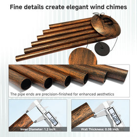 ODRODR deep-tone wind chime notes create serene breeze melodies