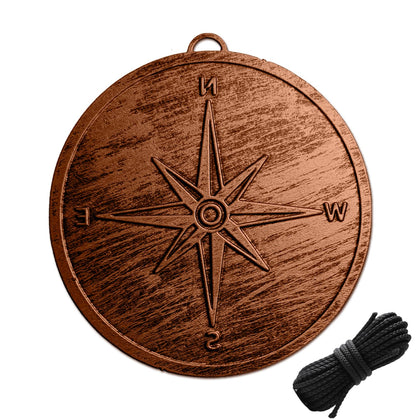 ODRODR replacement windcatcher with round compass motif for outdoor wind chimes