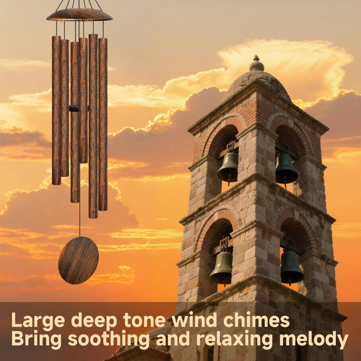 ODRODR sympathy gift wind chime conveys love and remembrance