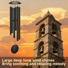 ODRODR wind chimes with weather-resistant coating for harsh conditions