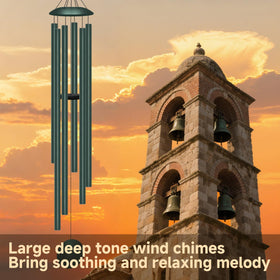 ODRODR wind chime with weatherproof coating resisting rust