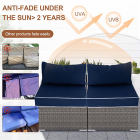 Odsiikly zipper-equipped cushion cover enables easy removal and cleaning.