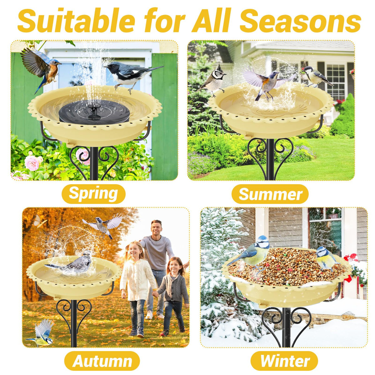 ODSNANIE detachable bowl simplifies refilling and cleaning