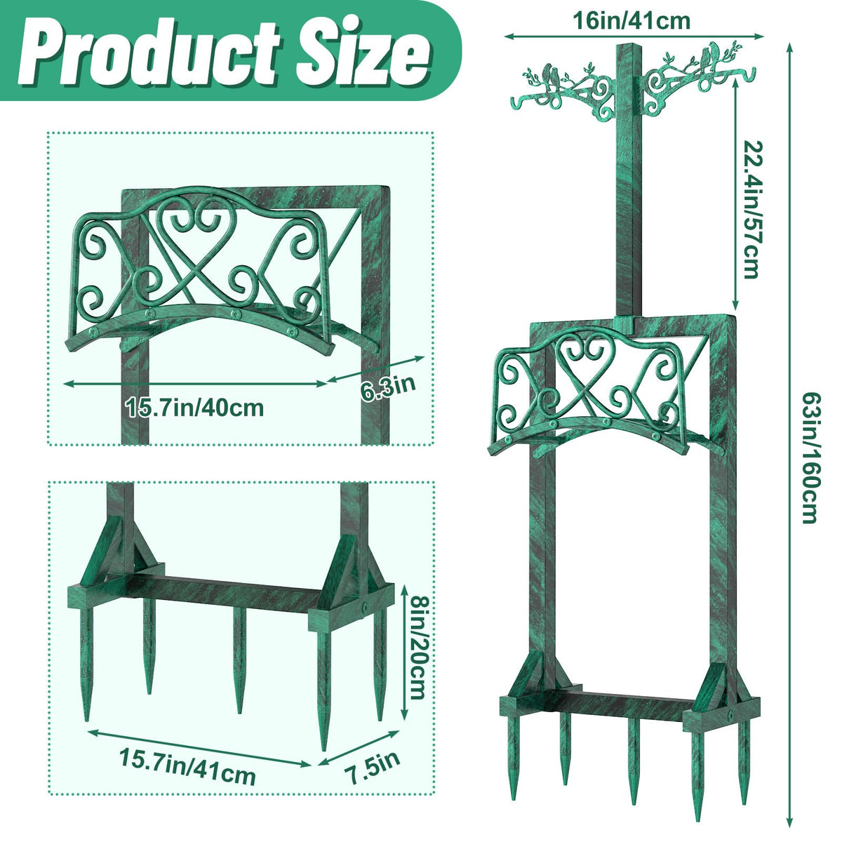 ODSNANIE heavy-duty hose stand provides reliable outdoor storage and quick access.
