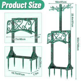 ODSNANIE heavy-duty hose stand provides reliable outdoor storage and quick access.
